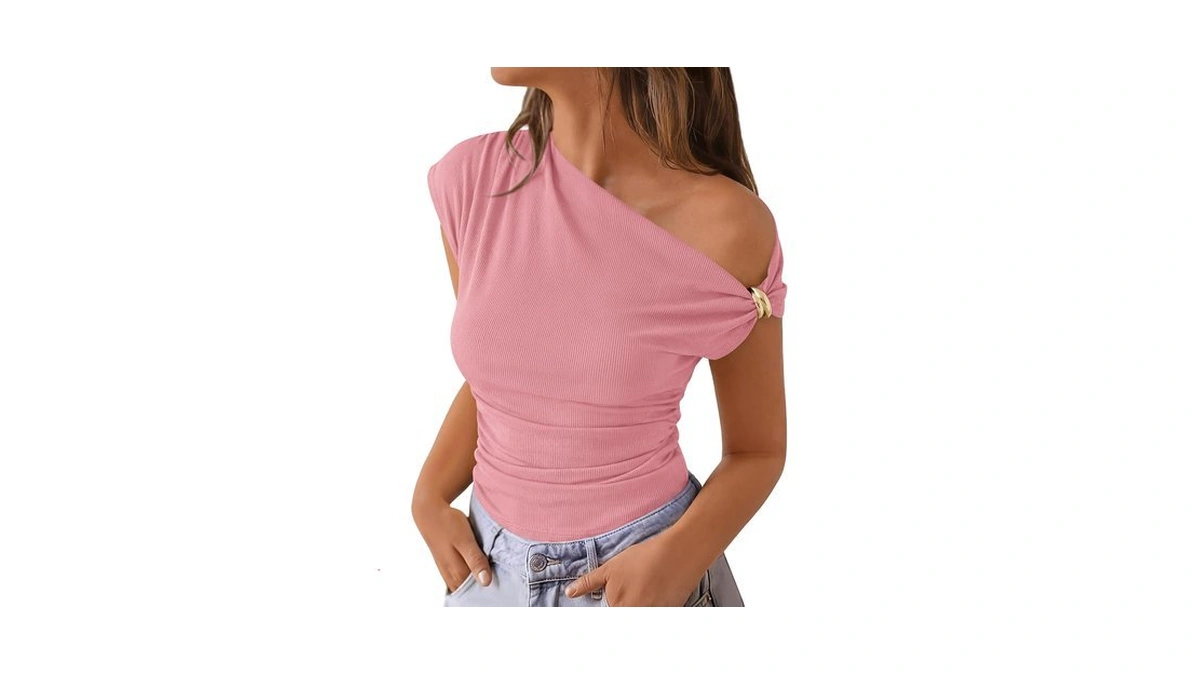 Prettygarden Womens Summer The Shoulder Crop ...