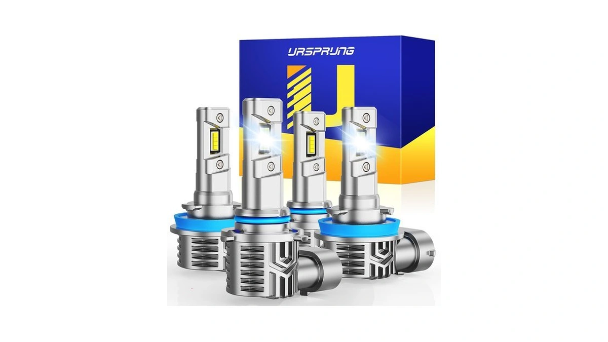 Ursprung H11/h8/h9 9005/hb3 Led Bulbs, 1800% Brighter Hi/lo Dual Beam,