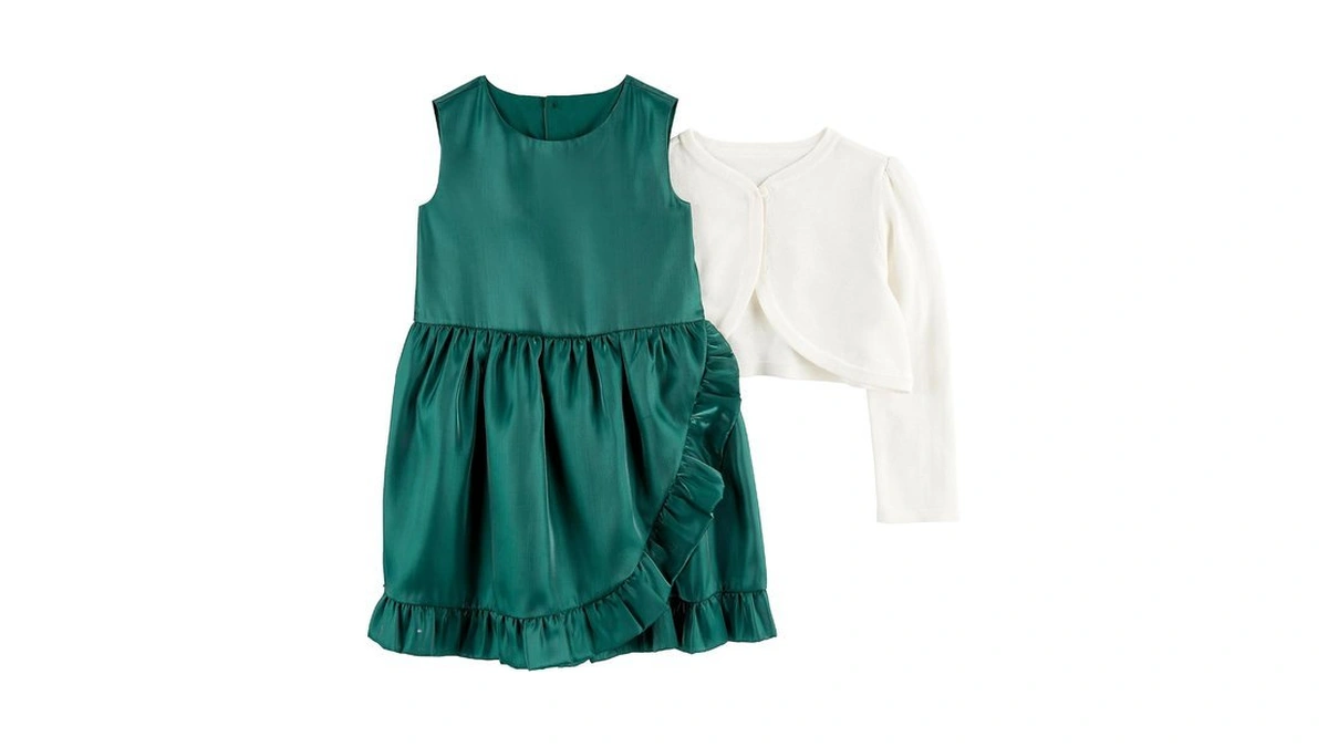 Simple Joys By Carter's Girl's 2-piece Special Occasion Dress And