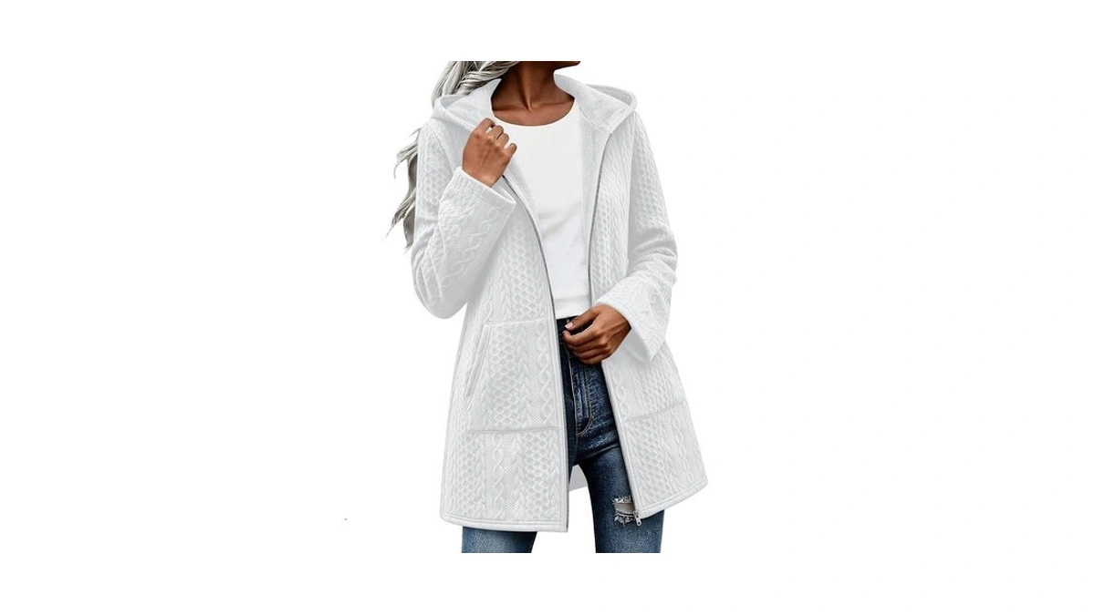 Ilzjaua Travel Wear For Women 2026 Airplane Fluffy Hoodie Sherpa