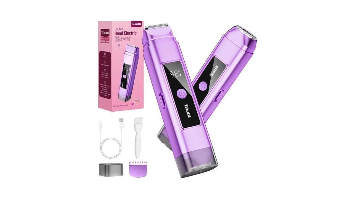 Dynooper Electric Bikini Trimmer Women: Ipx7 & Dual Head -