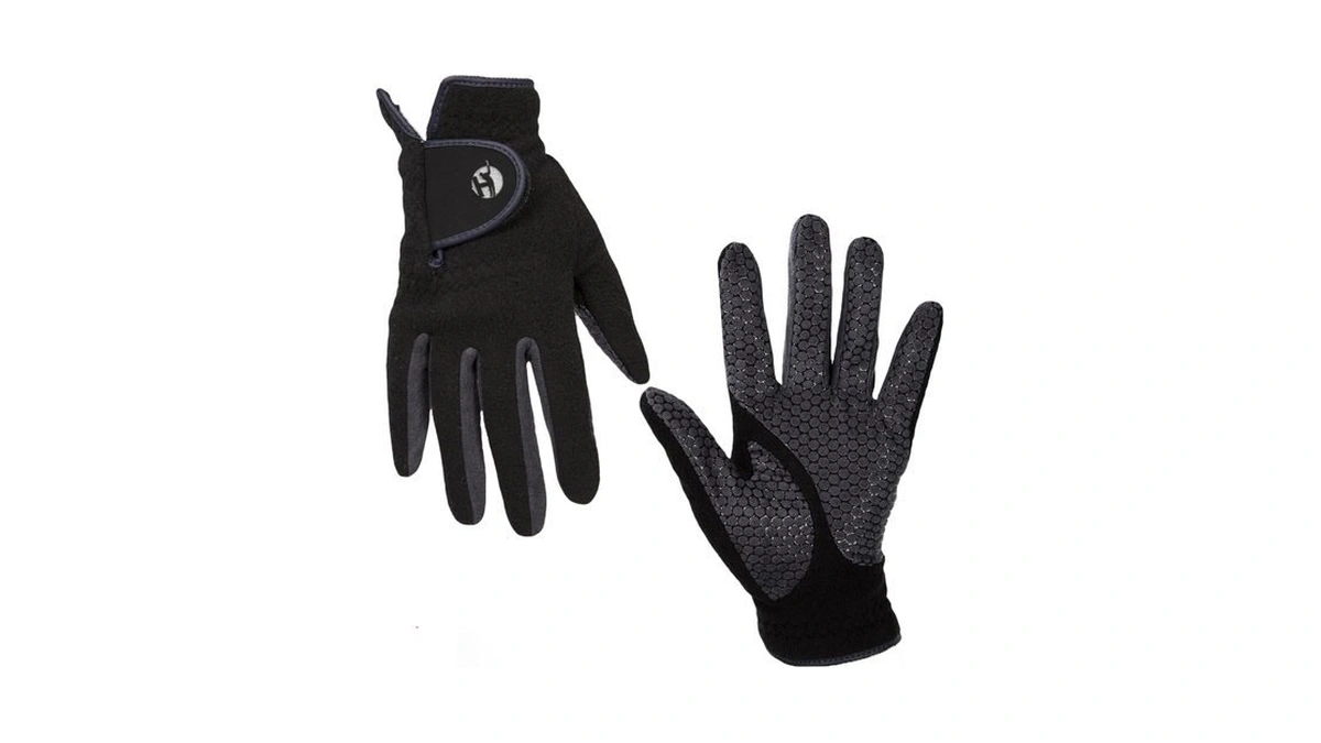 Lasflores Winter Men's Golf Gloves - Washable Thermal Fleece, Left