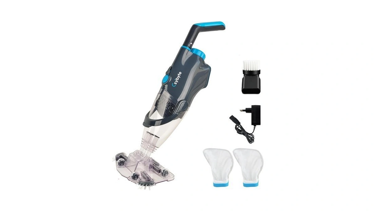 Czybyte Handheld Pool Vacuum Cleaner，grey