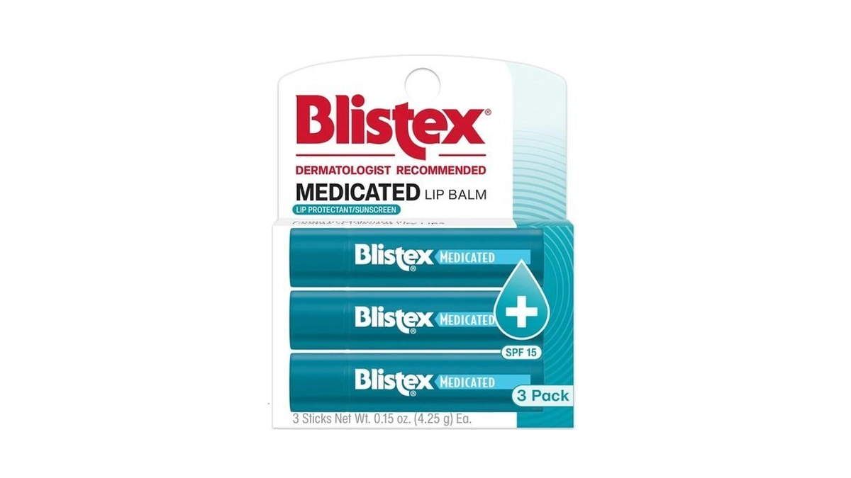 Blistex Medicated Lip Balm Spf 15, 24 Hr Moisture, 0.15