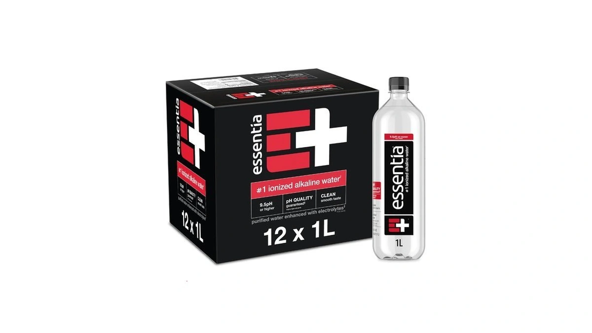 Essentia Ionized Alkaline Water, 9.5+ Ph, 99.9% Pure, 12 X