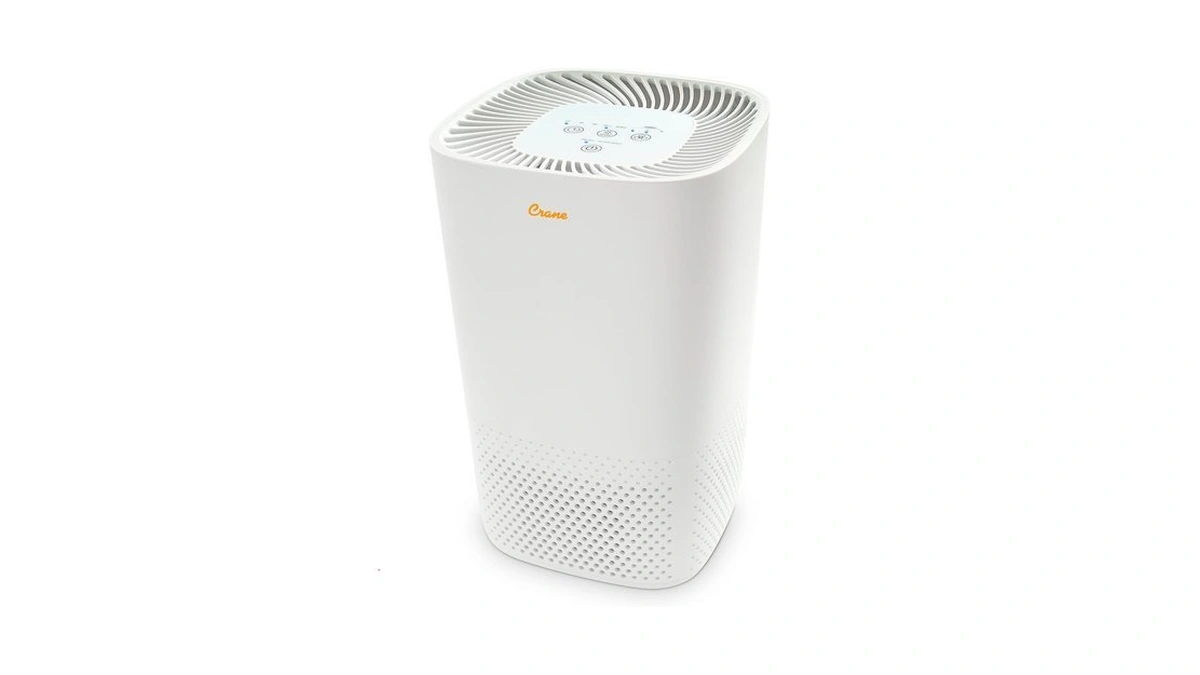 Crane Air Purifier With True Hepa Filter, Uv Light, 250