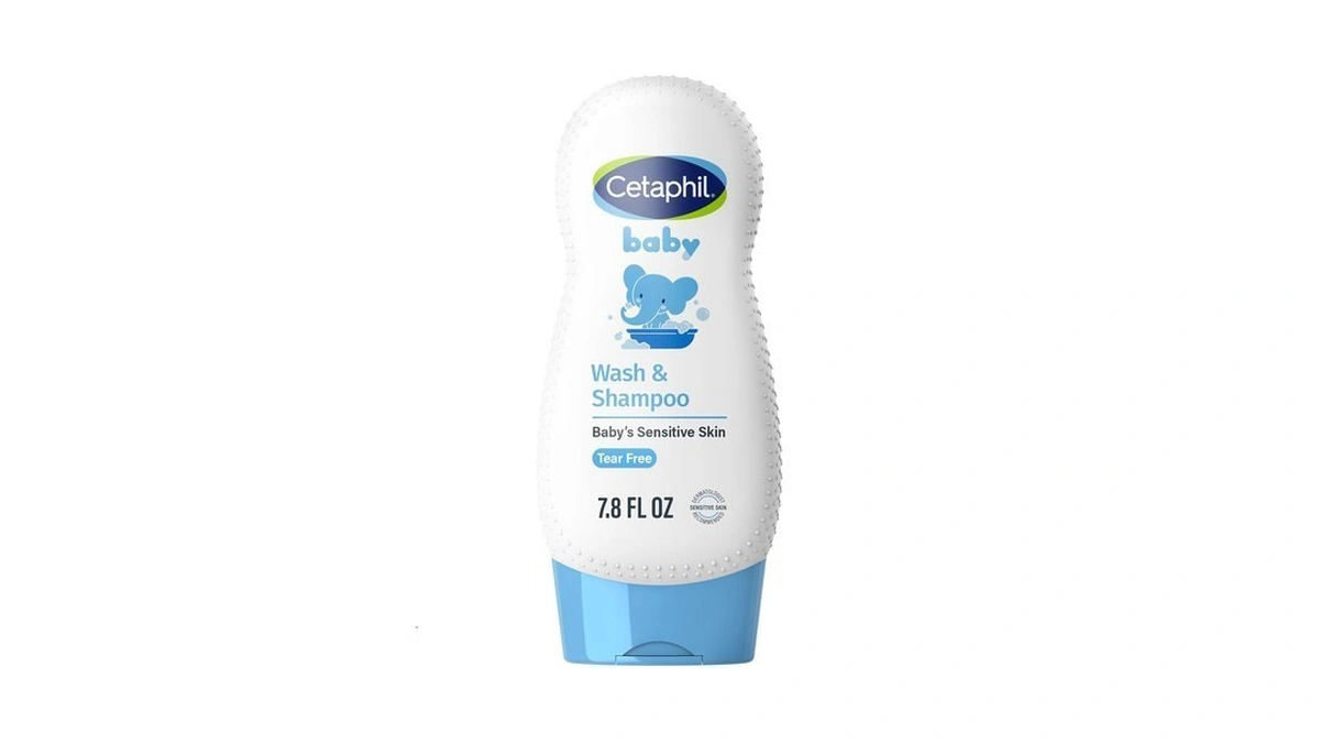 Cetaphil 2-in-1 Baby Shampoo & Body Wash, Tear Free, Calendula,