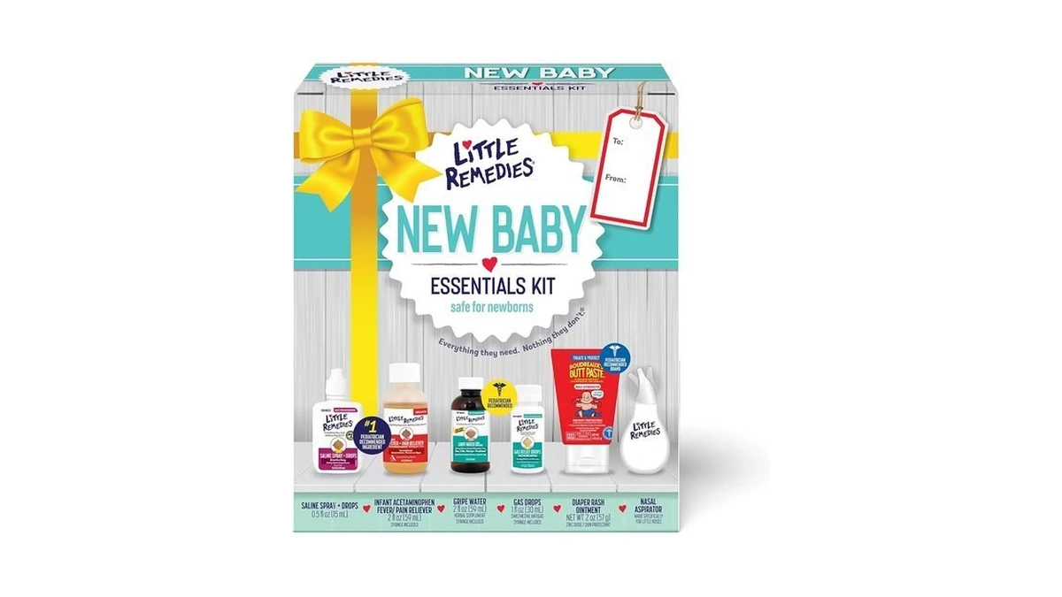 Little Remedies New Baby Essentials Kit With Saline Nasal Spray,