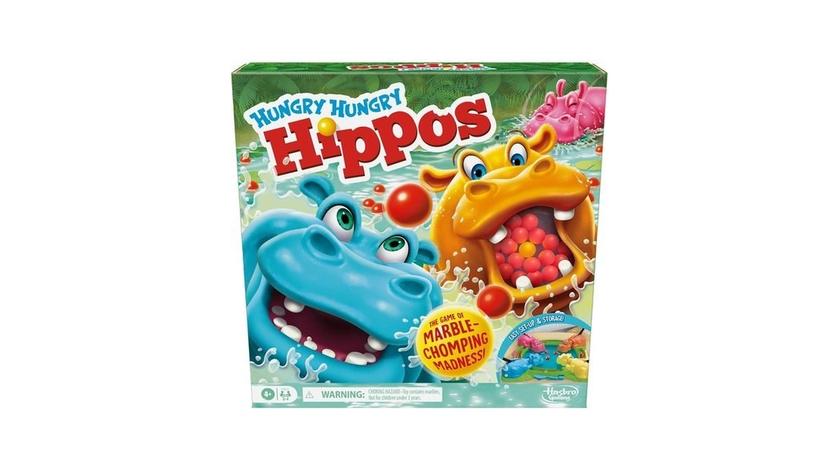 Hasbro Gaming Hungry Hungry Hippos Game For Preschoolers | Instant