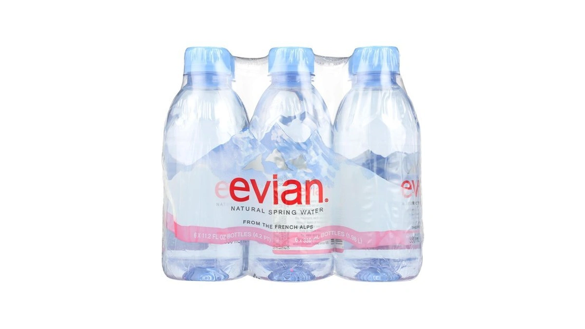 Evian, Water, 6 Ct, 11.2 Oz Each