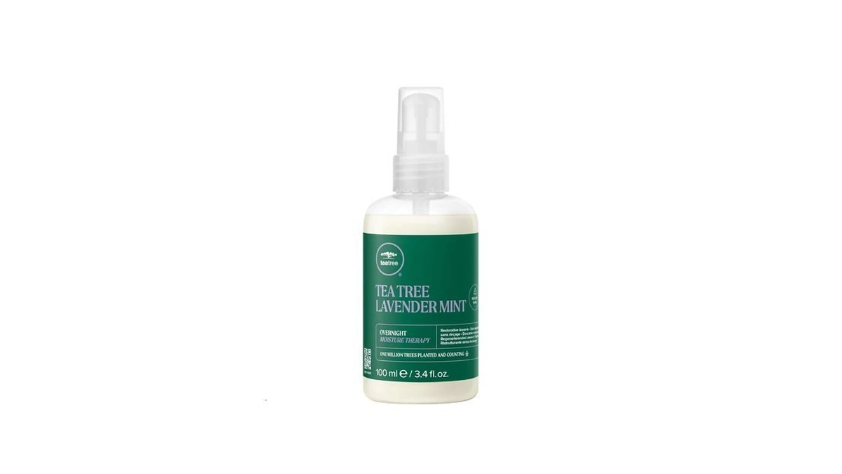 Tea Tree Lavender Mint Overnight Moisture Therapy, Leave-in Treatment, Restores