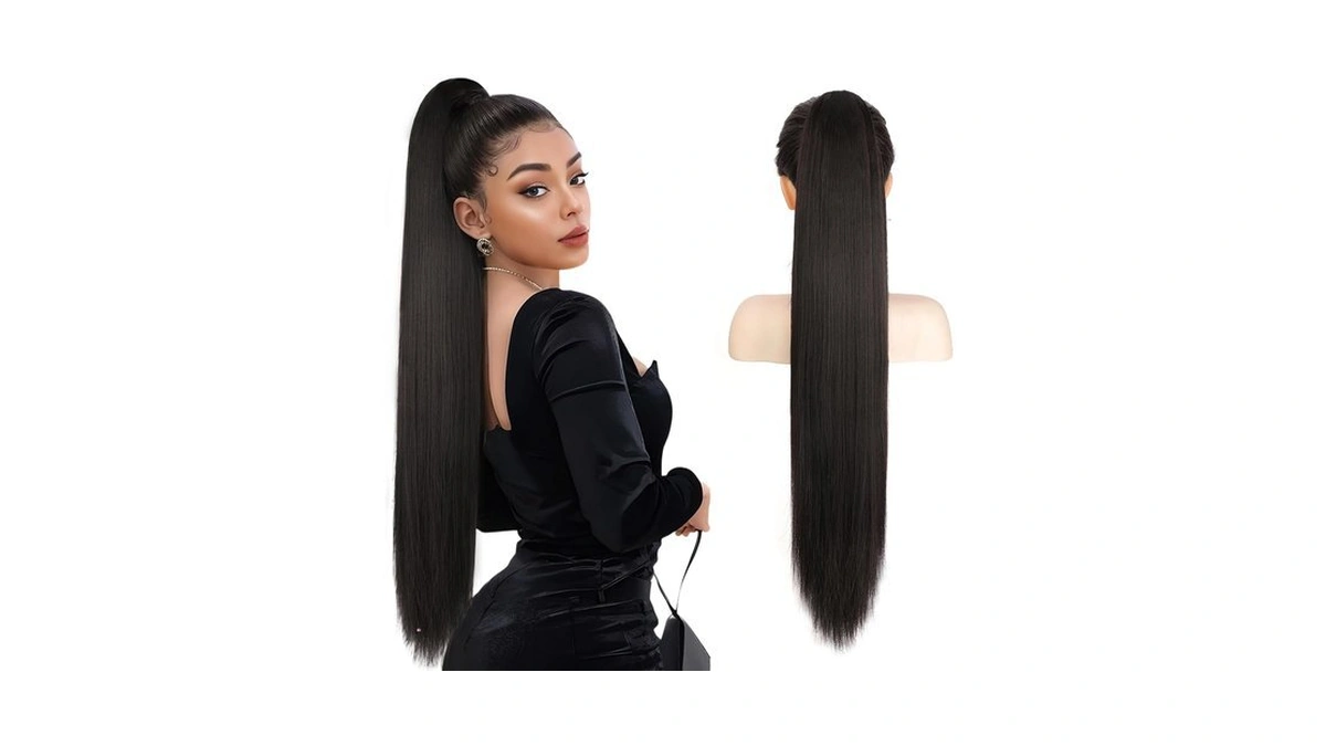 Hmd Ponytail Extension Long Straight Drawstring Ponytail For Women