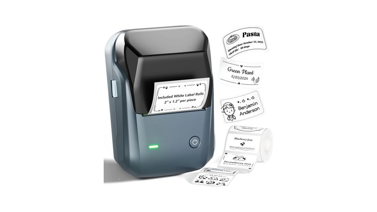 Niimbot B1 Label Maker, 2inch Bluetooth Label Printer For Home,