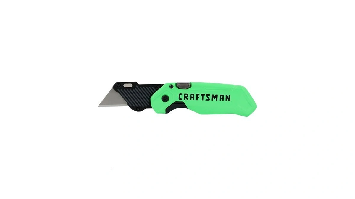 Craftsman High-visibility Folding Utility Knife With 1 Blade (cmht10352)