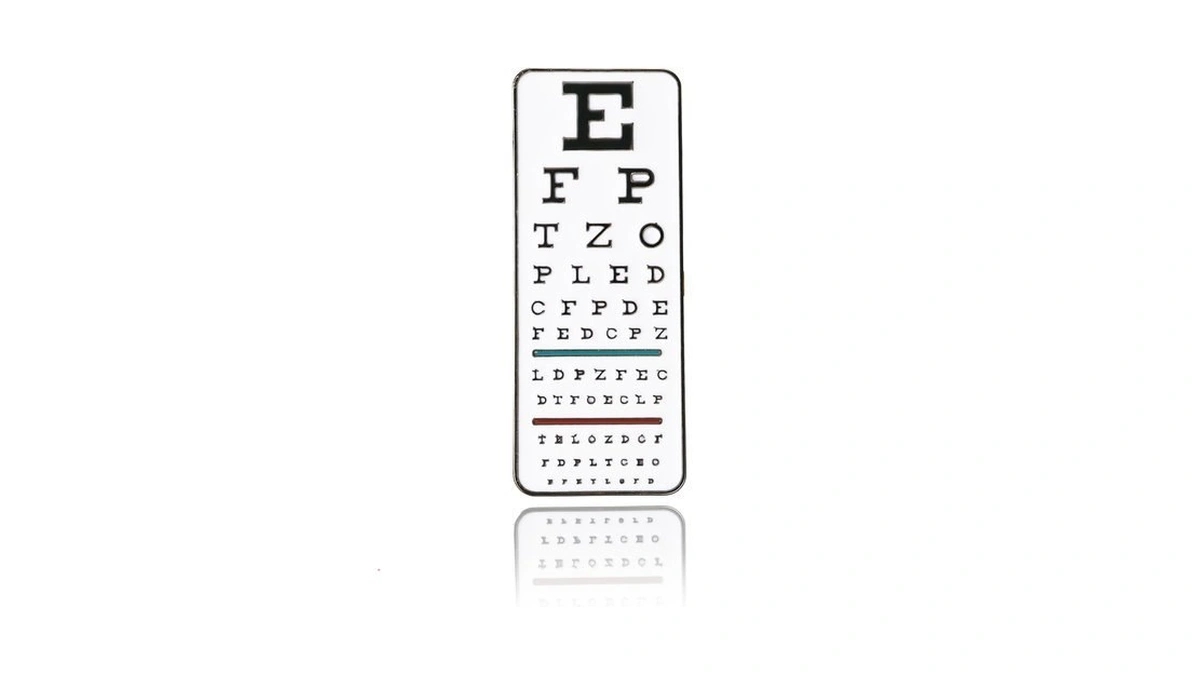 Medfoly Optometry Eye Chart Enamel Pin Ophthalmology Brooch For Eye
