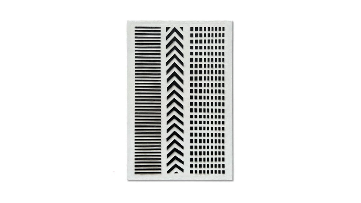 Nankai Art Hand-painted Black And White Texture Art, Modern Abstract