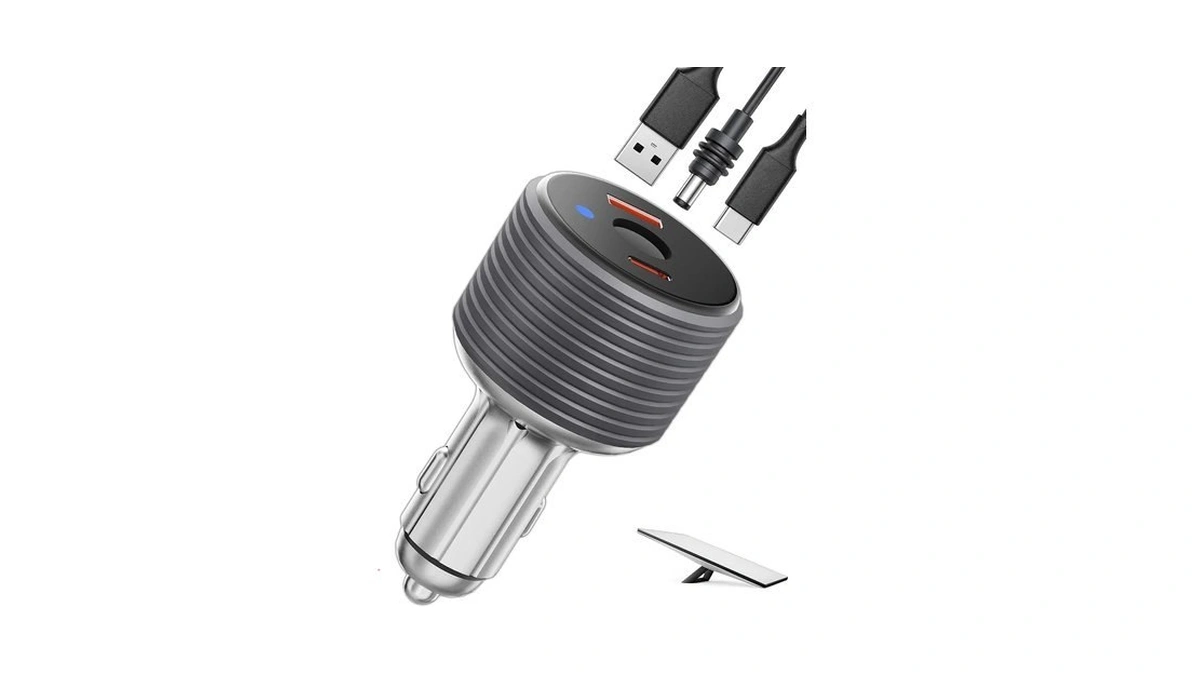 72w Max Stable Voltage Boost Starlink Mini Car Adapter, 3-in-1