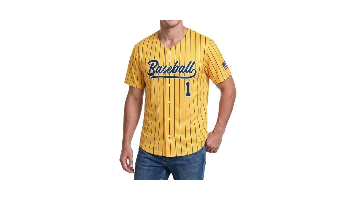 Baseball Jersey Shirt Men Baseball Player T-shirt Game Day Fans