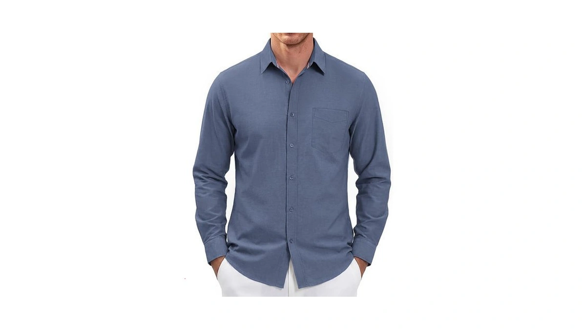 Pj Paul Jones Mens Untucked Dress Shirts Casual Button Down