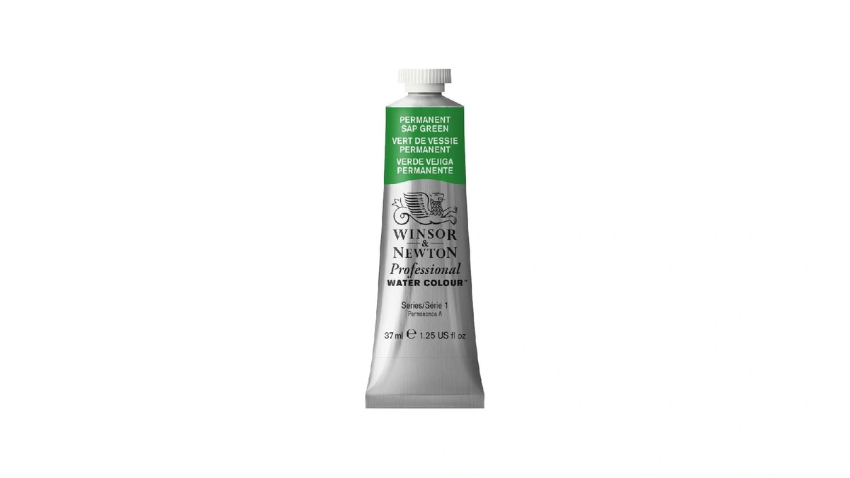 Winsor & Newton Professional Watercolor, 37ml Tube, Permanent Sap Green