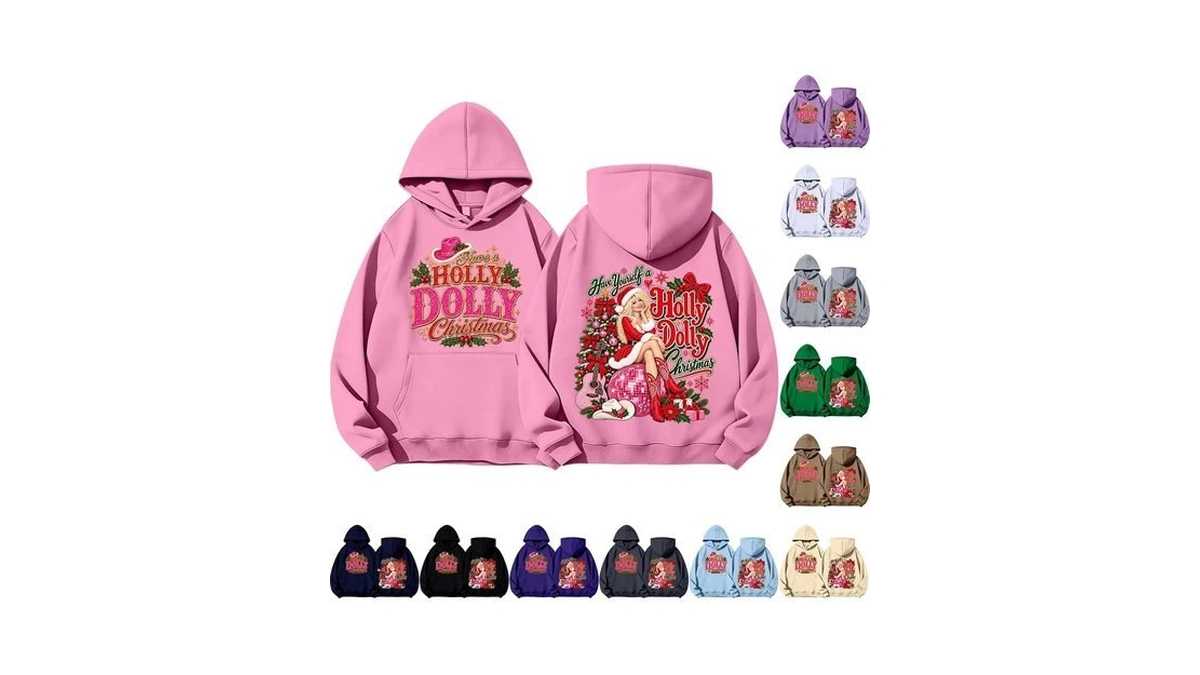 Dolly Legend Tribute Hoodie Parton Country Music Christmas Sweatshirt