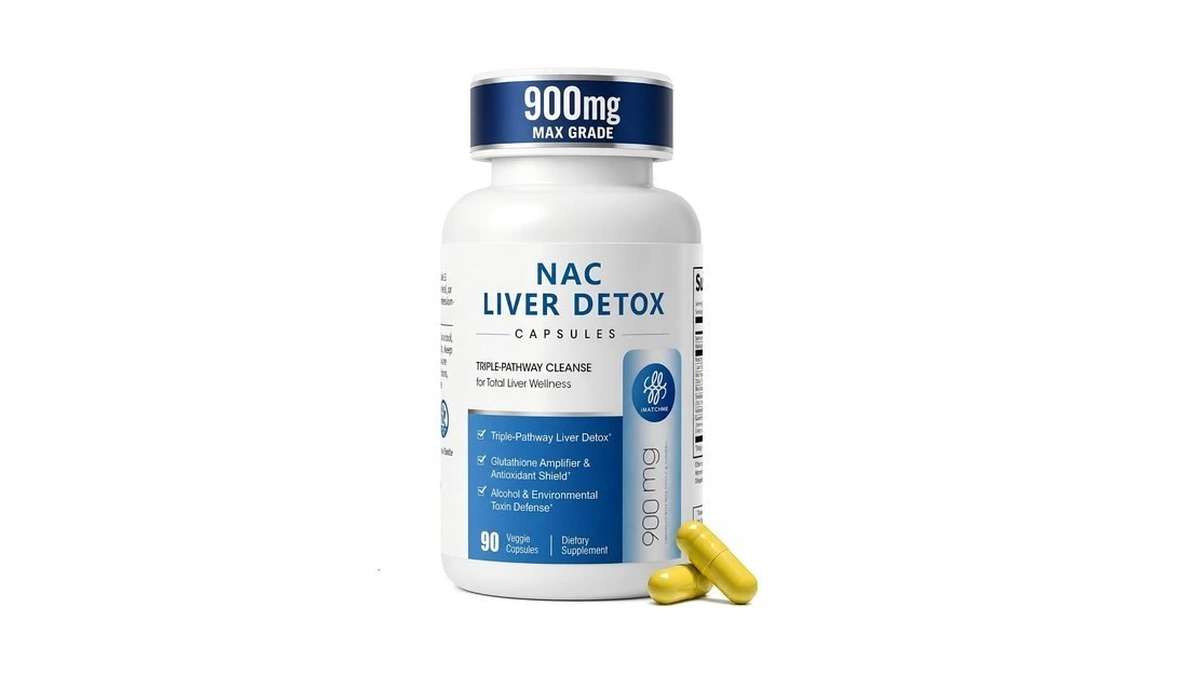 Nac Supplement 900mg, Liver Cleanse Detox & Repair, Liver Support,180