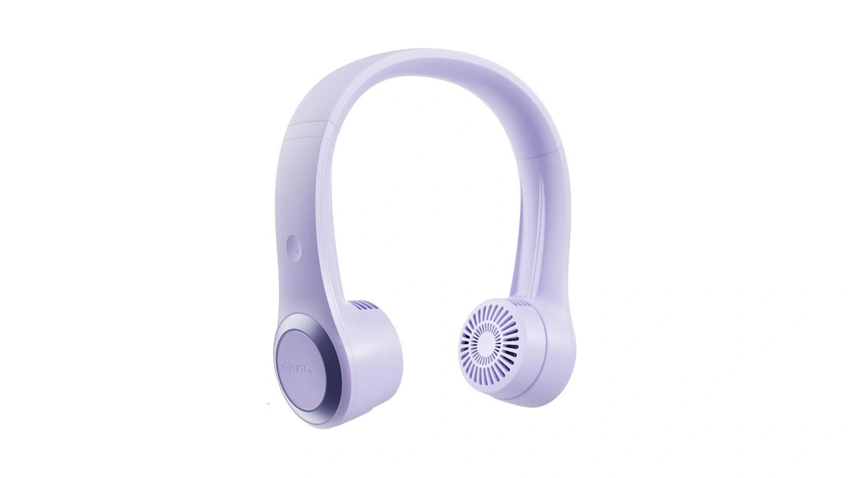 Gaiatop Neck Fan, 3 Speeds Rotate 70° Rechargeable Hands Free