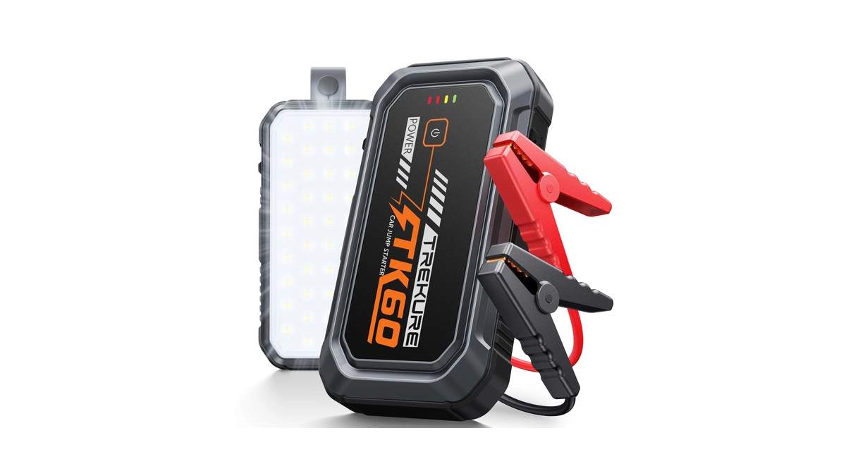 Trekure Car Battery Jumper Starter Portable 5000a, Portable Car Jump
