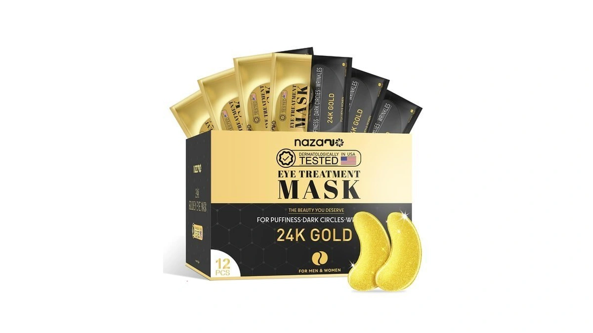Nazano 12 Pcs 24k Gold Under Eye Patches - Eye