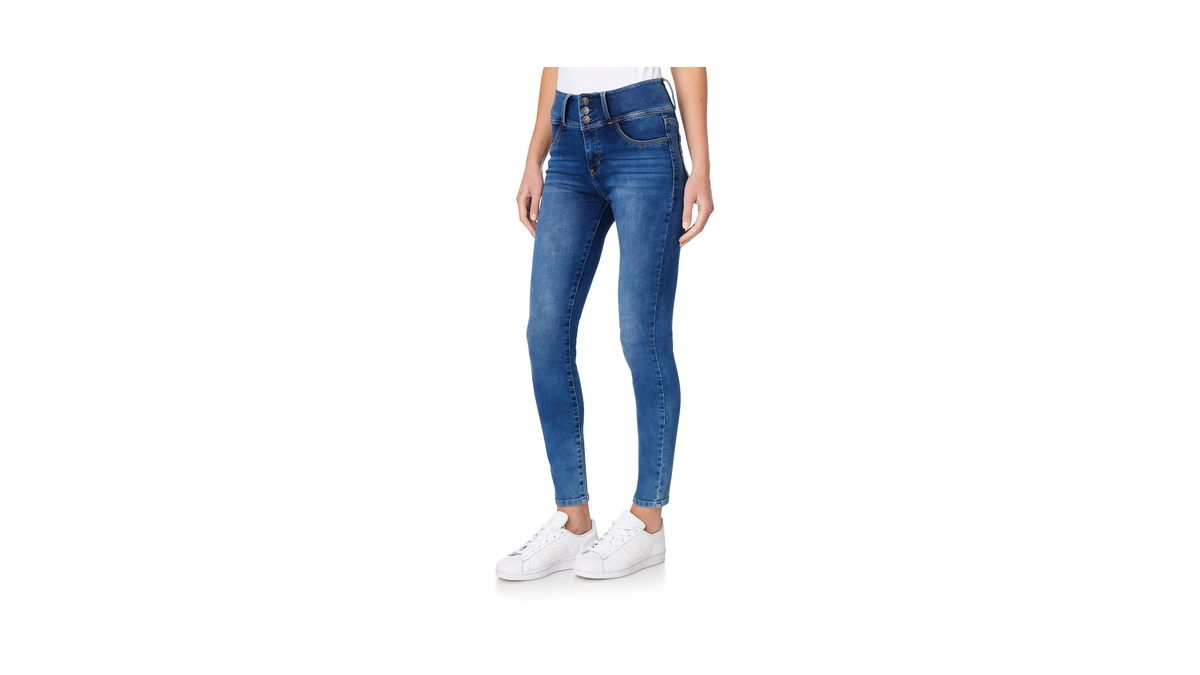 Wallflower Women's Juniors Instasoft High-rise Sassy Skinny Jeans (standard, Kelly,