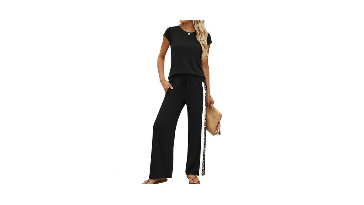 Casly Lamiit 2 Piece Travel 0utfits For Women Summer Track