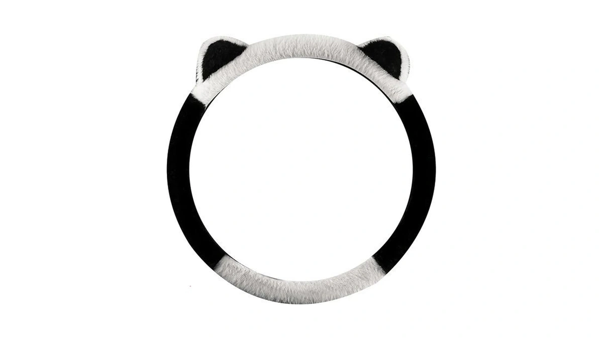 Car Steering Wheel Cover, Cute Fluffy Soft Anti-slip Keep Warm