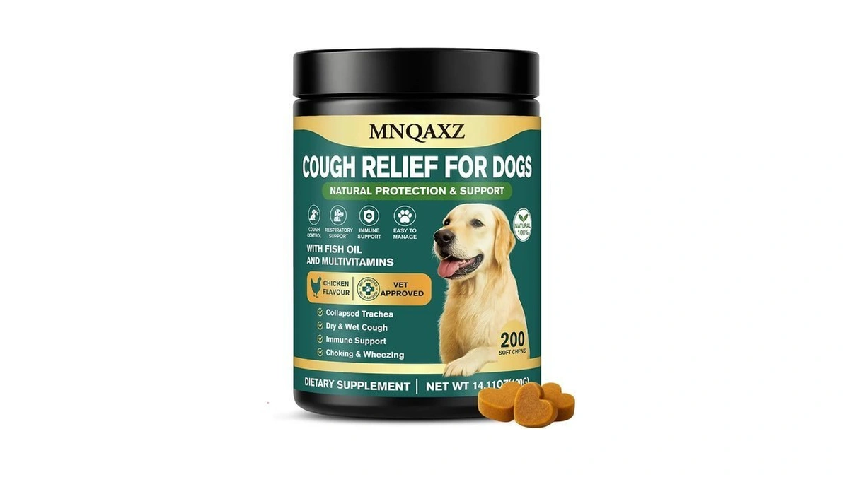 Dog Cough Relief Chews For Cough & Breathing Discomfort, Safe