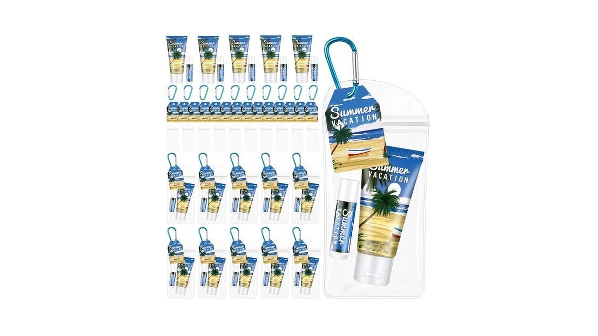 Dansib 10 Sets Mini Sunscreen Spf 30 Lip Balm Bulk