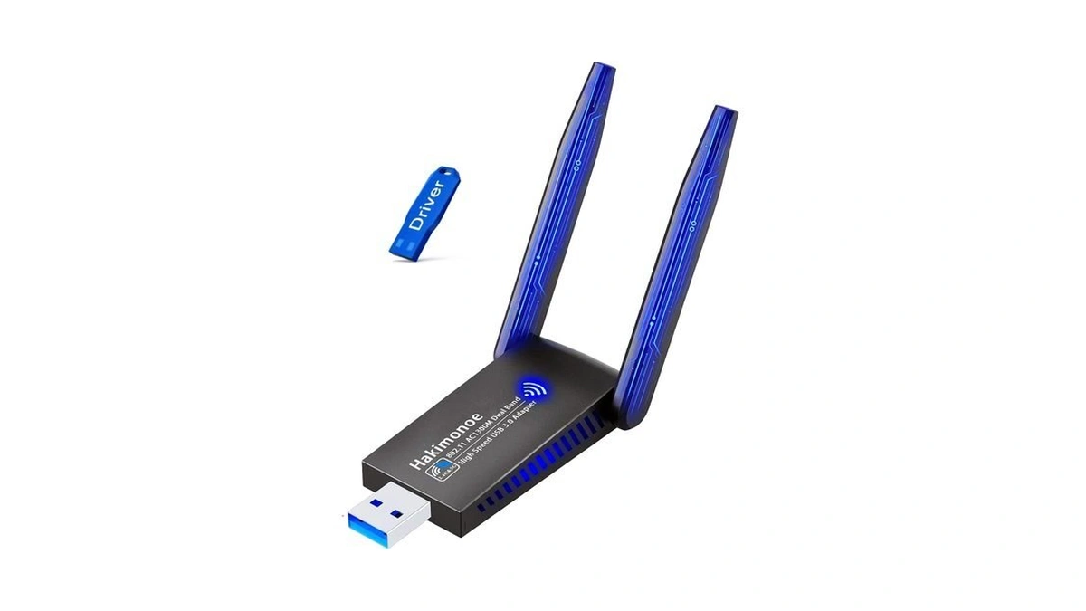 Hakimonoe Usb 3.0 Ac1300mbps Wifi Adapter For Pc, Dual Band