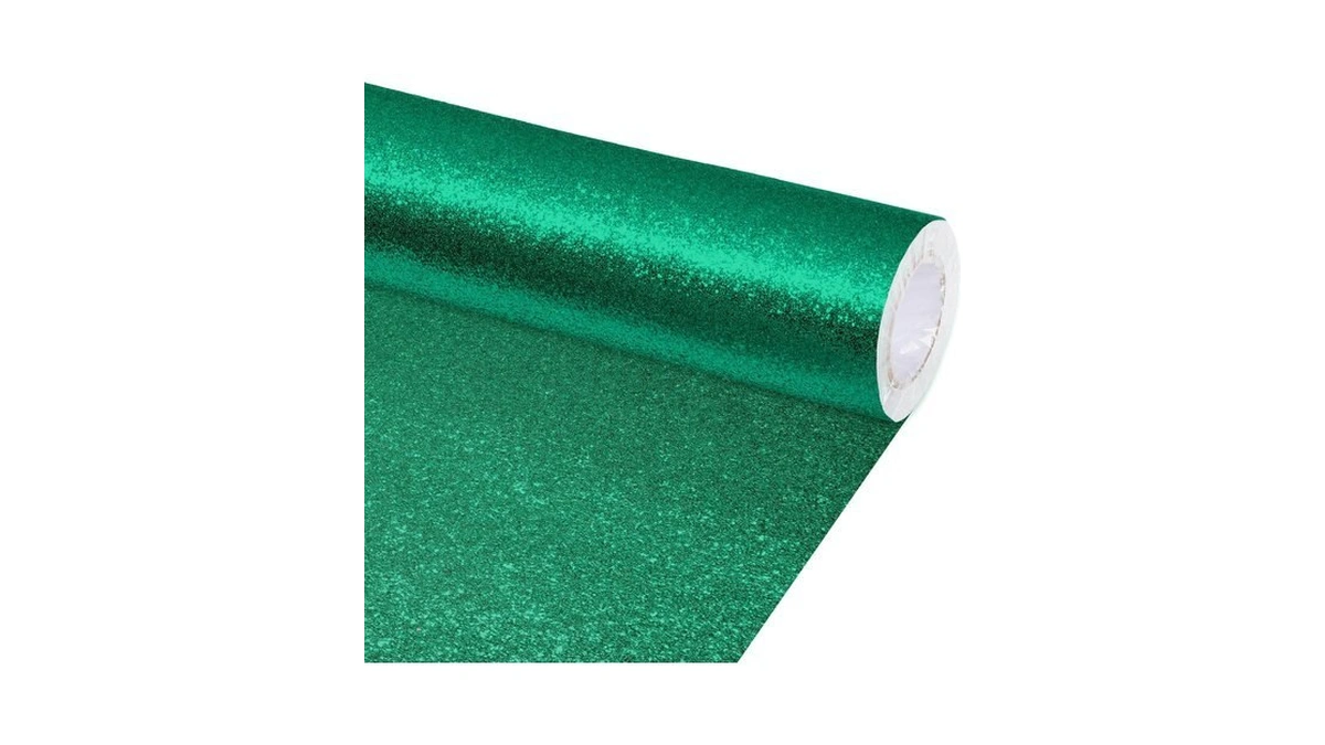 Gisgfim 16" X20ft Eucalyptus Green Glitter Bulletin Board Paper Roll