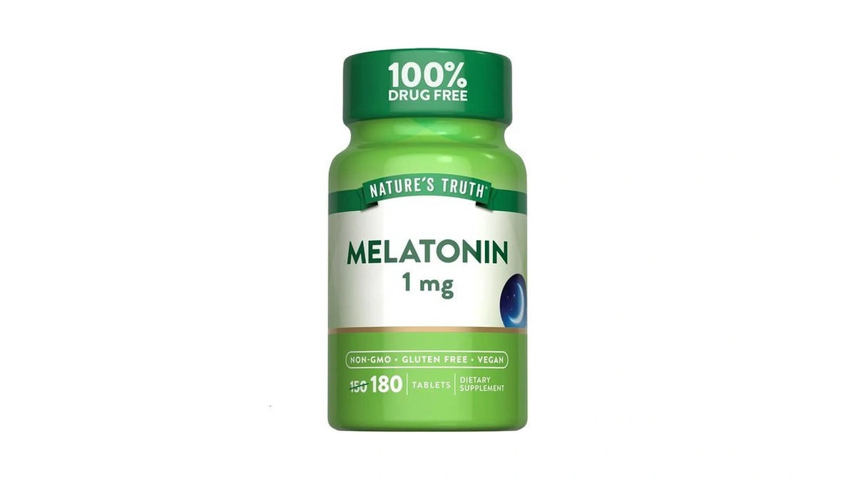 Nature's Truth Melatonin 1 Mg | 180 Tablets | 100%