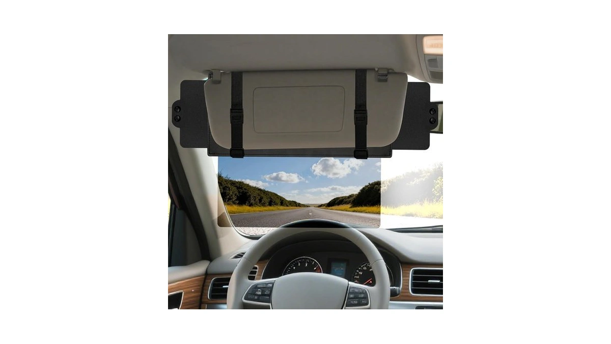 Veharvim Sun Visor Extender For Car (polarized, Uv400, Pc Lens,
