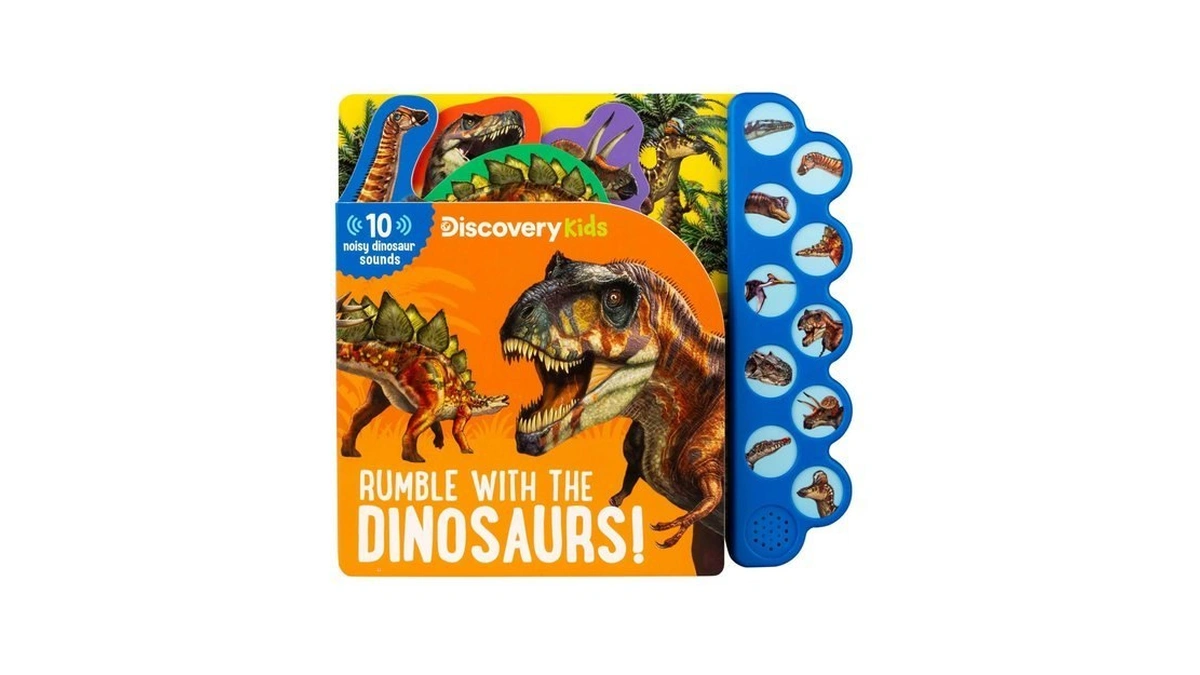 Discovery Kids: Rumble With The Dinosaurs (10-button Sound Books)
