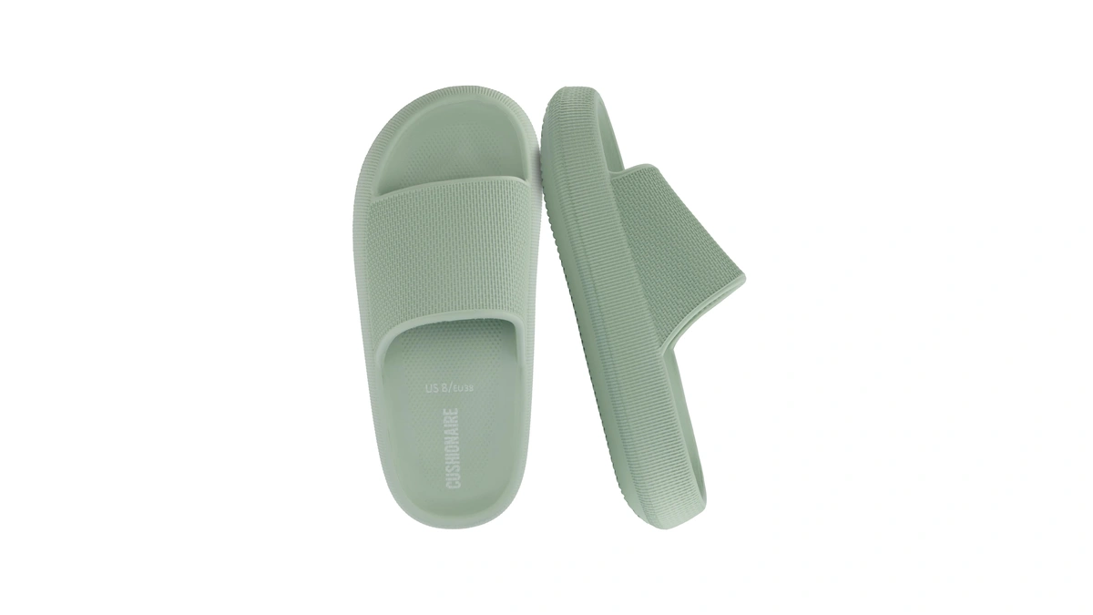 Cushionaire Feather Eva Slides For Women β Comfortable Slip On