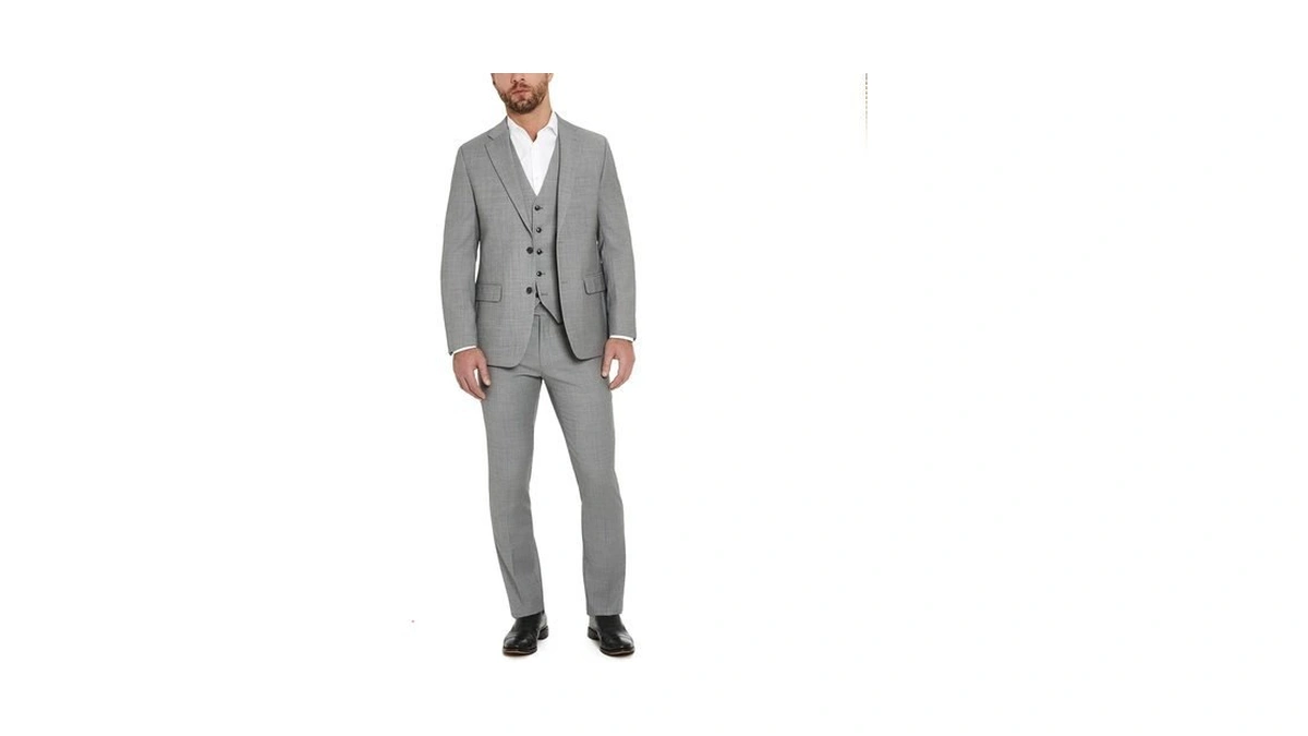 Tommy Hilfiger Th Flex Modern Fit Suit Separates Jacket, Black/white,