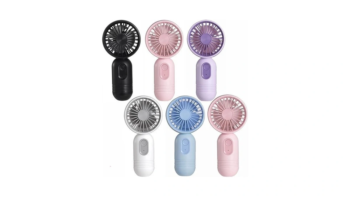 Vansmago 6 Pack Mini Handheld Fans, Usb Rechargeable Personal Fan