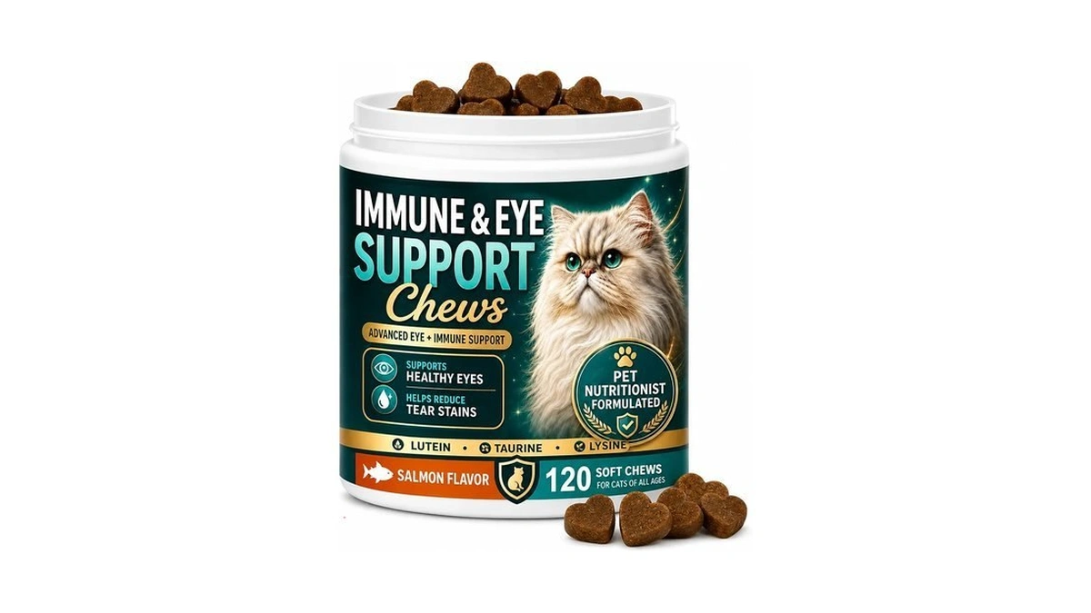 Immune & Eye Care Chews For Cats, 120 Chews With