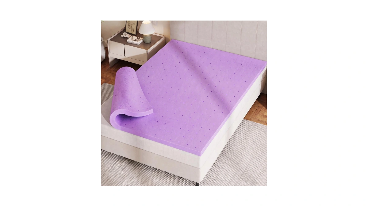 Dumos 1.5 Inch Cooling Gel Ventilated Soft Pressure Relief Mattress