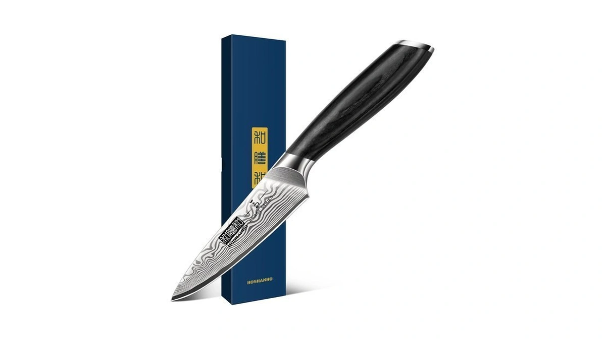 Hoshanho Paring Knife 3.75 Inch, Powder Steel Forged Small Kitchen
