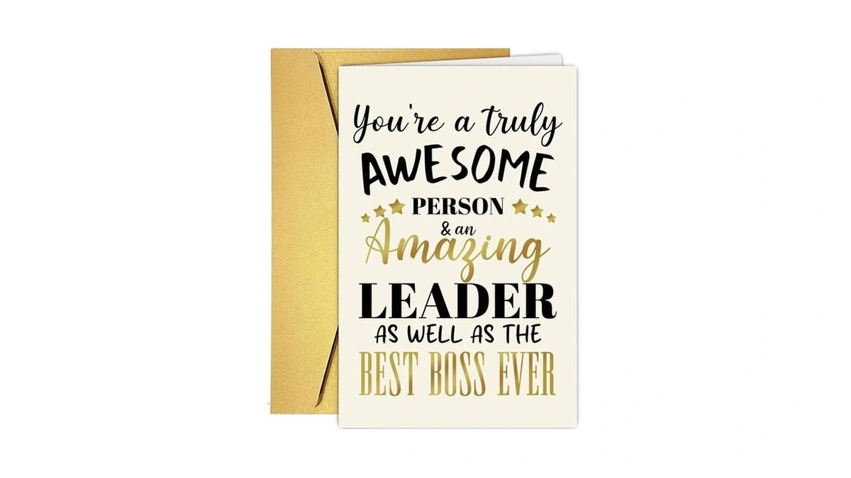 Funny Boss Day Card, Boss Birthday Card For Him Her,