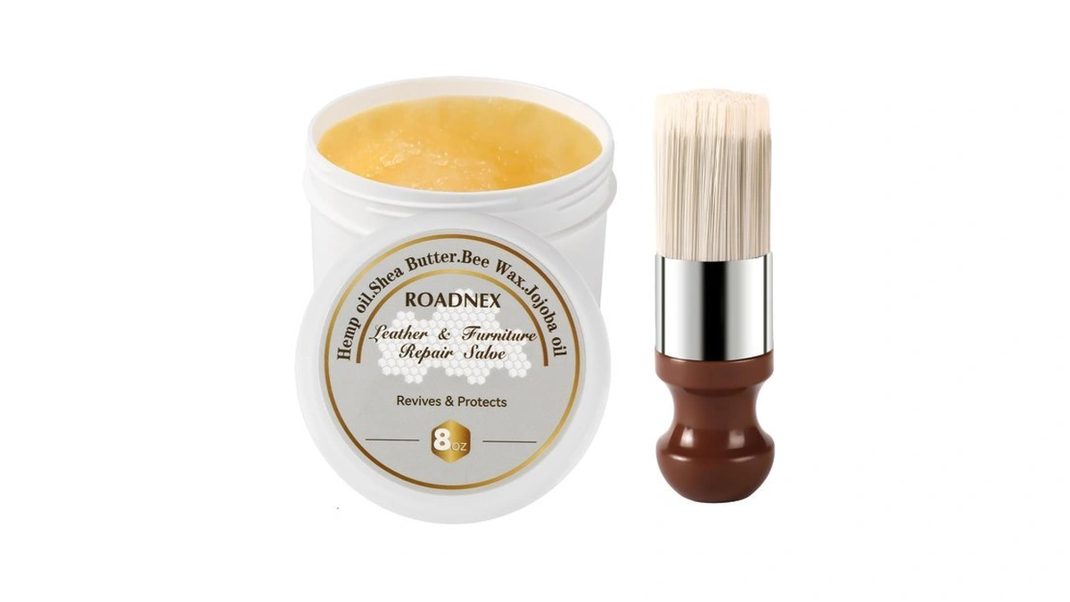 Amazon coupon: Roadnex 8oz Leather Repair Salve & Brush