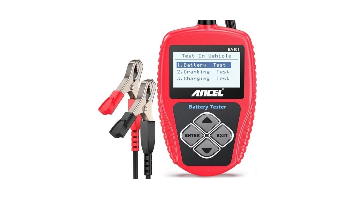 Ancel Ba101 Car Battery Tester, 12v Digital Automotive Alternator Meter