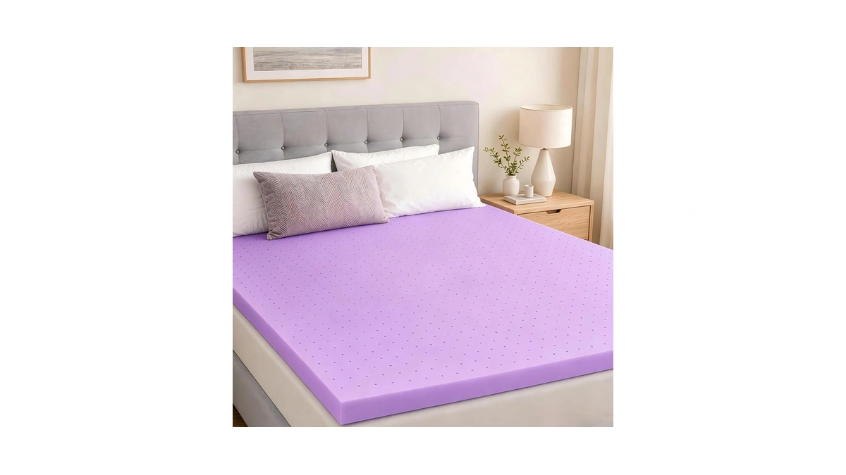 Newbulig 3 Inch Queen Cooling Gel Memory Foam Mattress Topper,