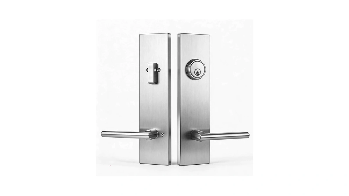 Silmium Heavy Duty Front Door Lock Set, Modern Exterior Door